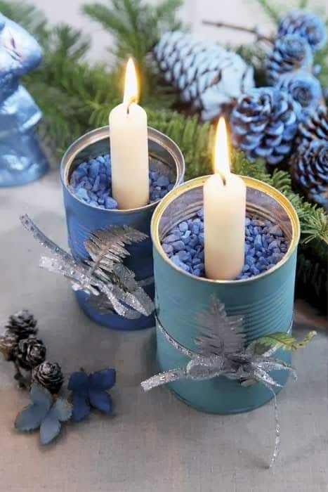 Charming Winter Candle Holders