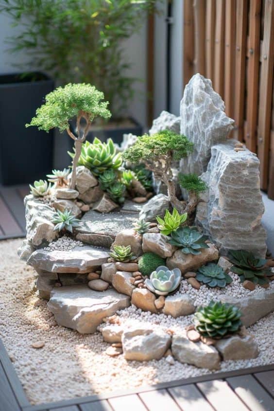 Top 20 Stunning Mini Rock Gardens You’ll Love