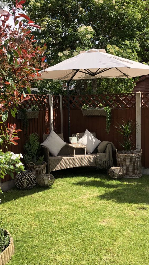 Tranquil Rattan Garden Escape