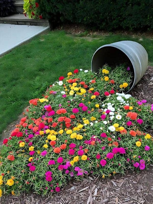 Brilliant Moss Rose Cascade