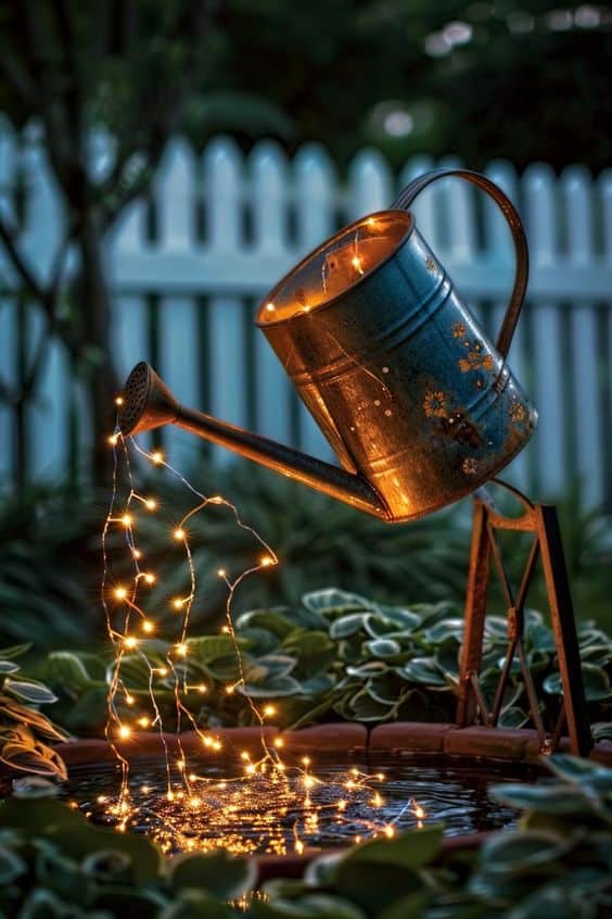 Magical Watering Can Lights