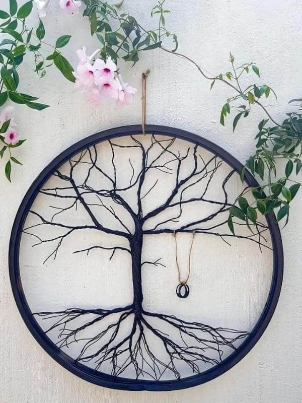 Elegant Tree of Life Wheel Art