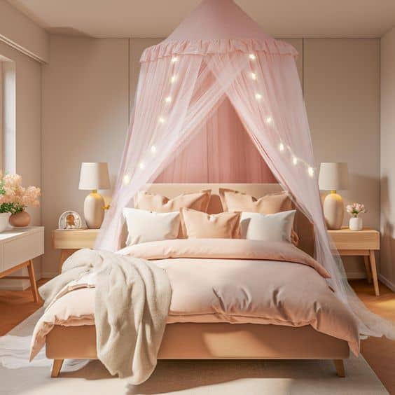 Soft Blush Canopy Retreat