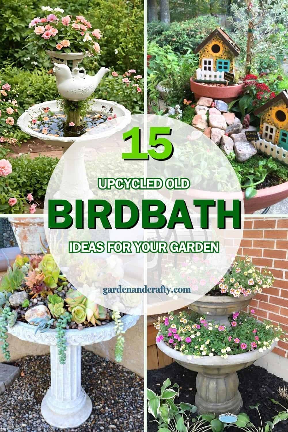 15 Creative Upcycled Birdbath Ideas to Transform Your Garden