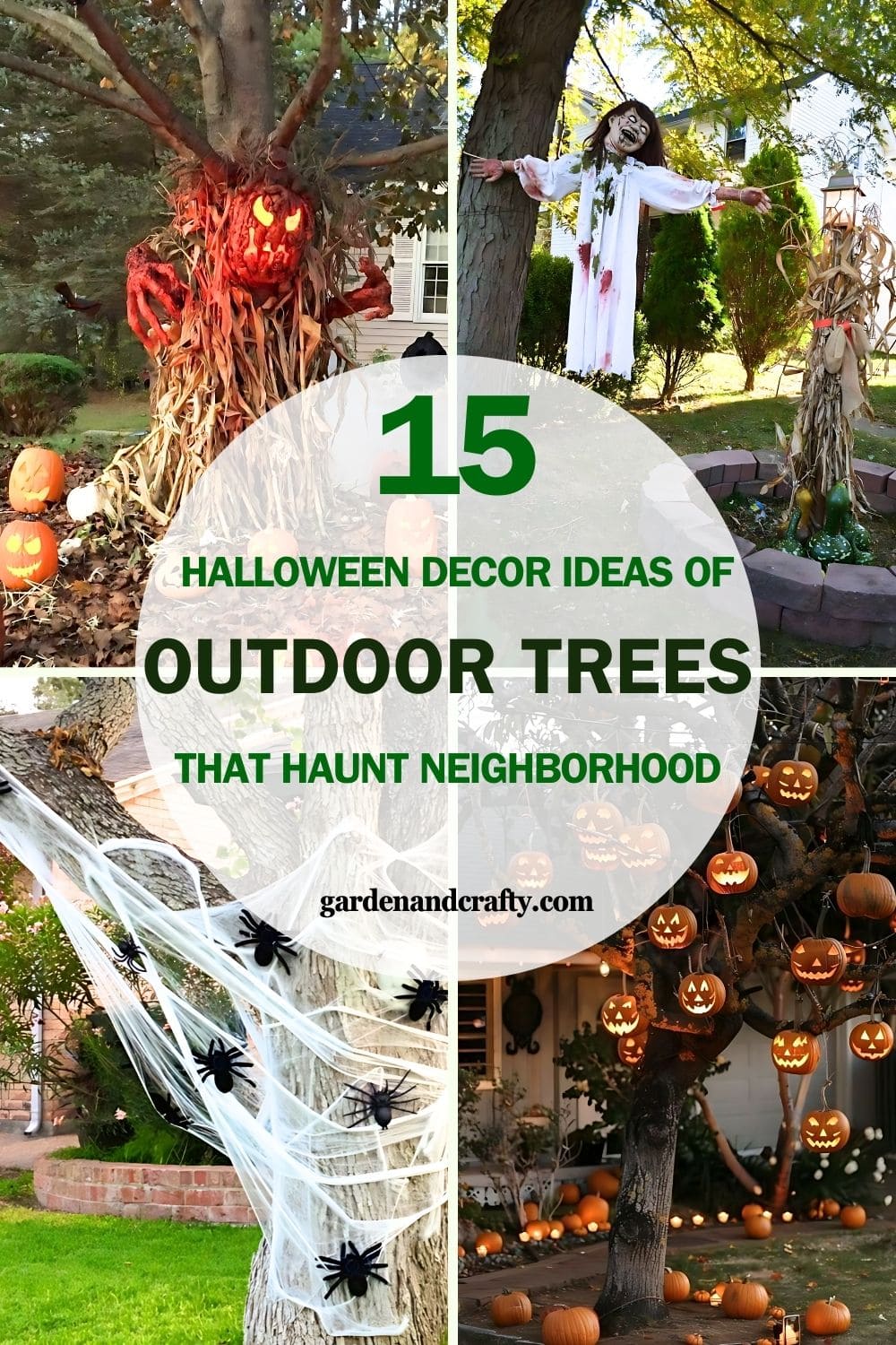 15 Spooktacular Halloween Decoration Ideas for Outdoor Trees 