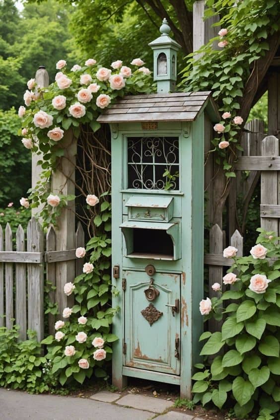 Vintage Cottage Mailbox Charm