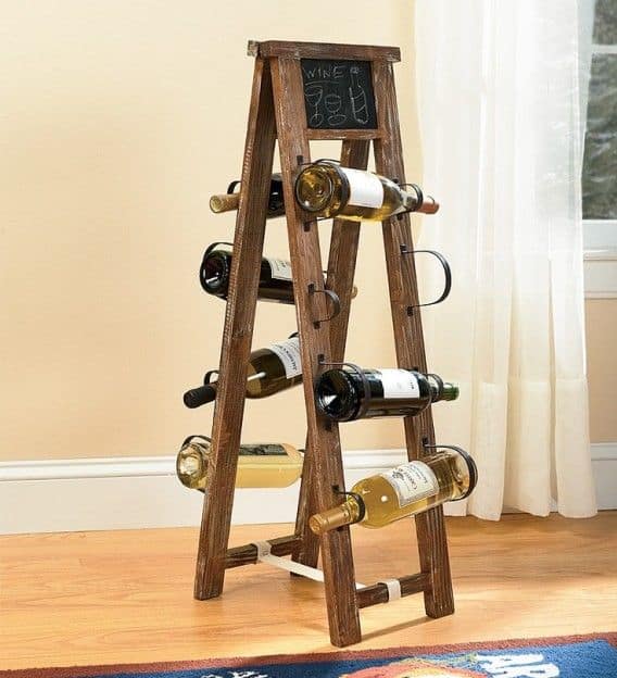 Wine Storage Ladder Display