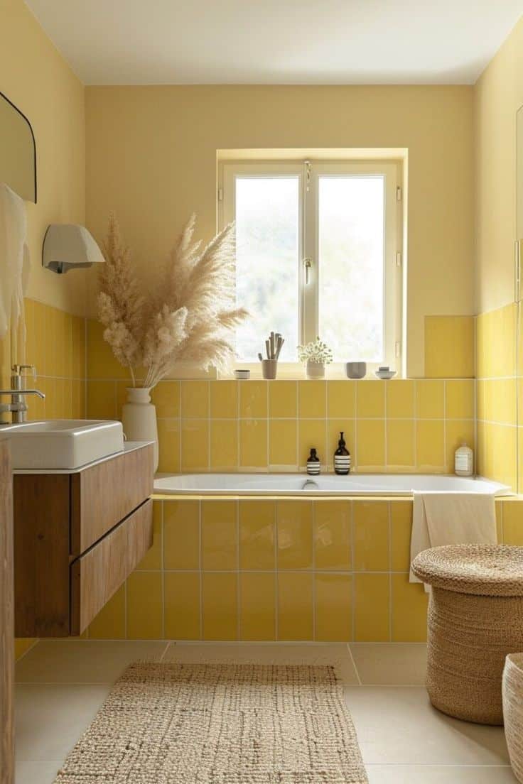 Soft Golden Harmony Bathroom