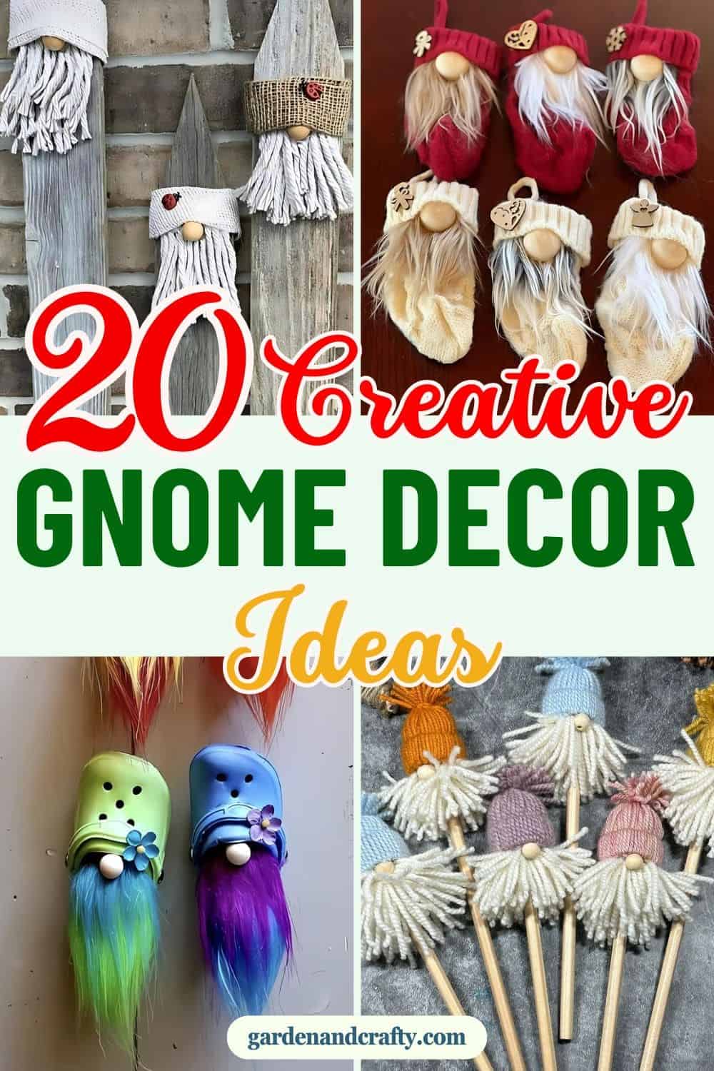 20 Creative Gnome Ideas Made by Recycled Items