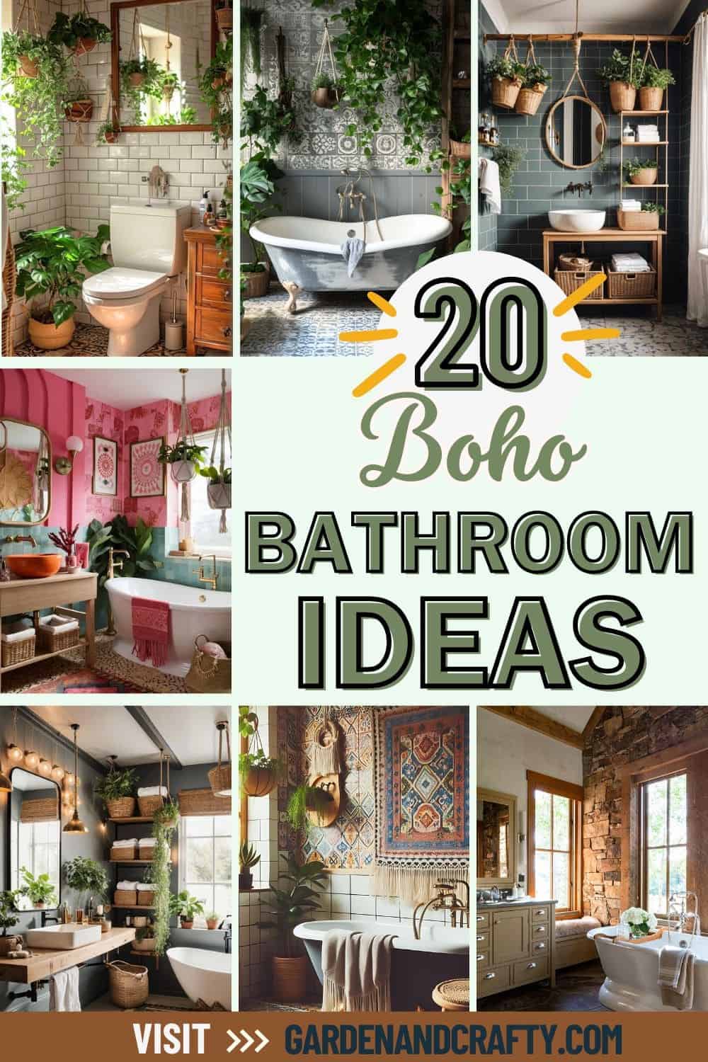 20 Dreamy Boho Bathroom Ideas to Inspire Your Oasis