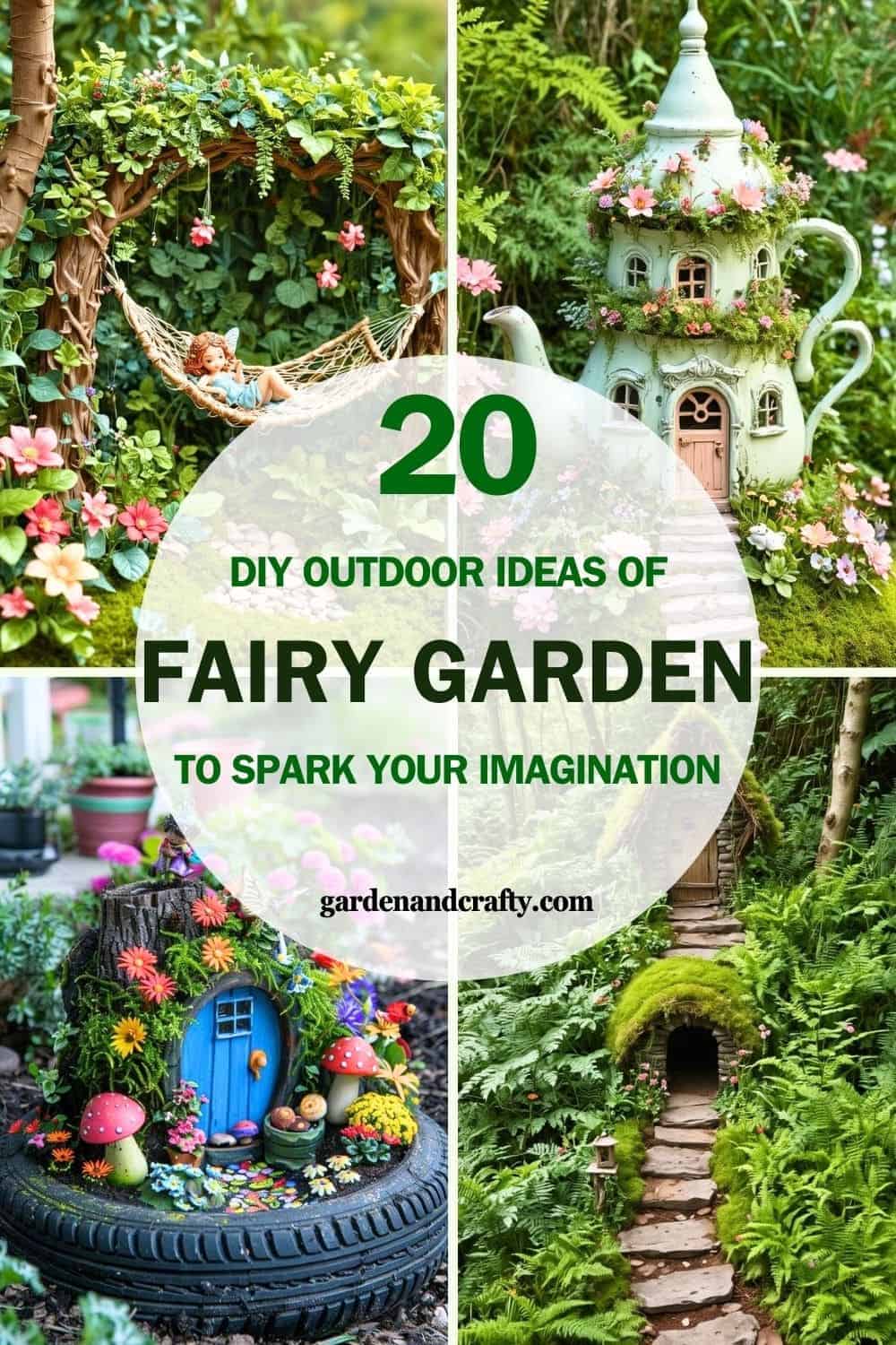 20 Enchanting DIY Outdoor Fairy Garden Ideas to Spark Your Imagination