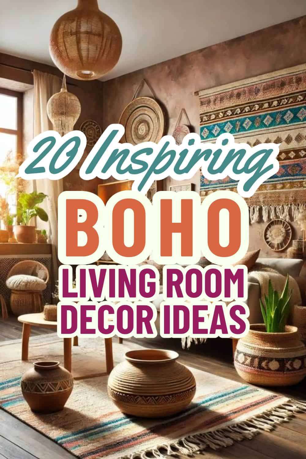 20 Inspiring Boho Living Room Ideas for A Cozy Home