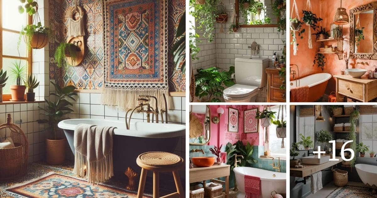 20 Dreamy Boho Bathroom Ideas to Inspire Your Oasis