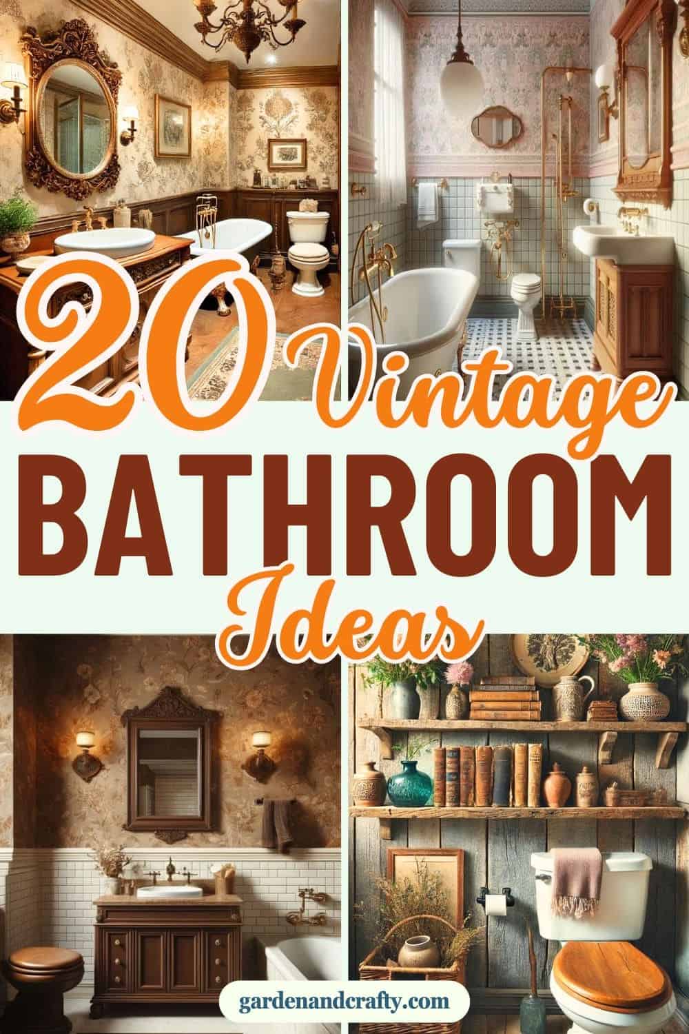 20 Timeless Vintage Bathroom Decor Ideas to Elevate Your Space