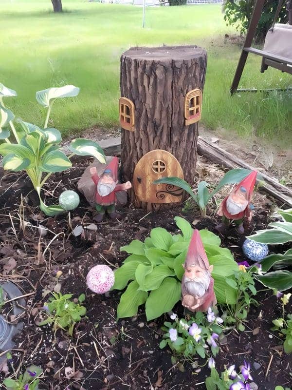 Stump Gnome Village Backyard Fantasy