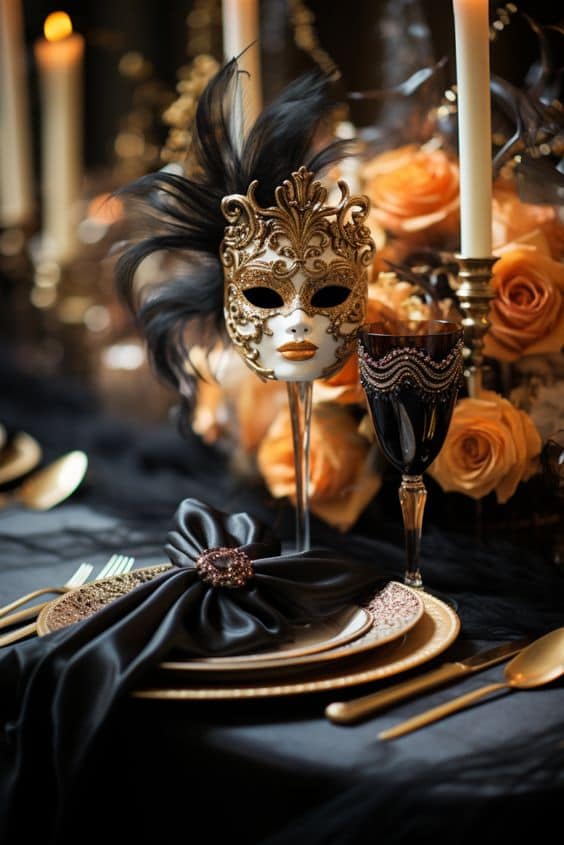 Haunted Masquerade Ball Glam Decor