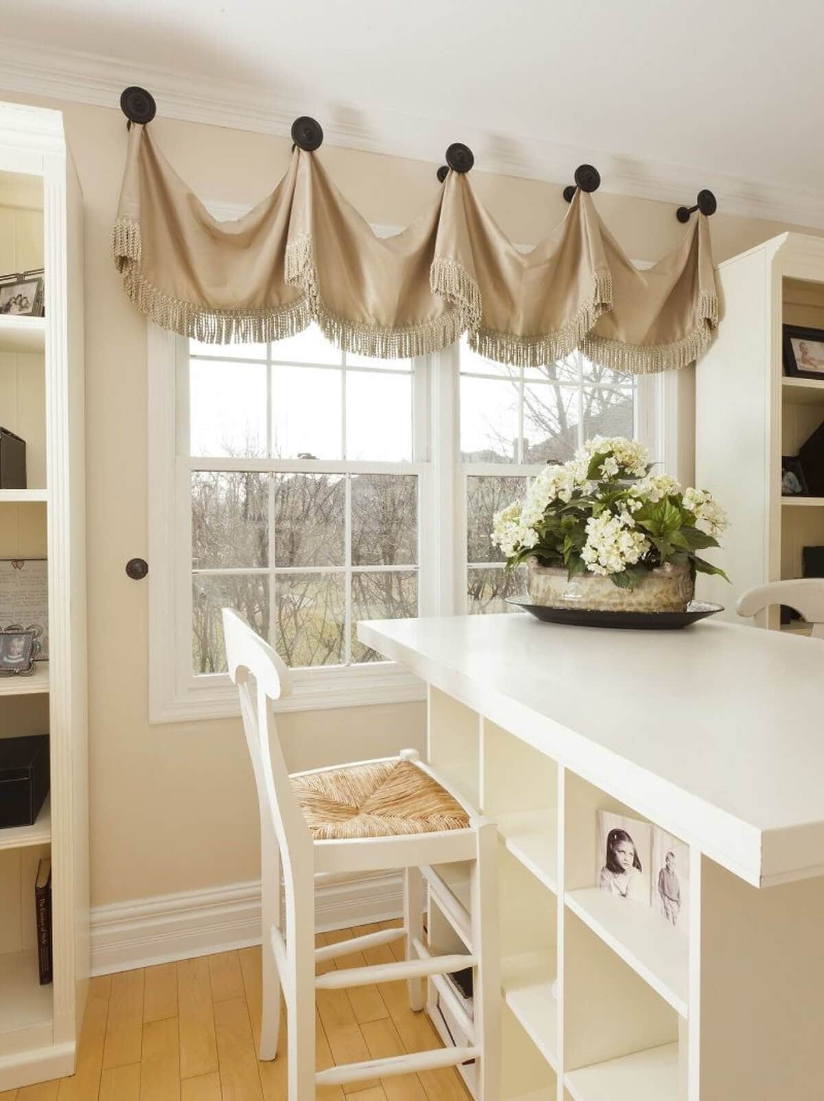 Elegant Draped Fringe Valances