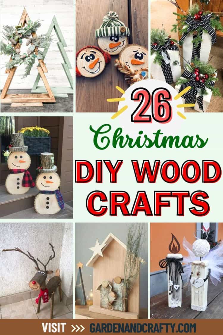 26 Creative DIY Christmas Wood Craft Ideas to Spark Your Holiday Spirit