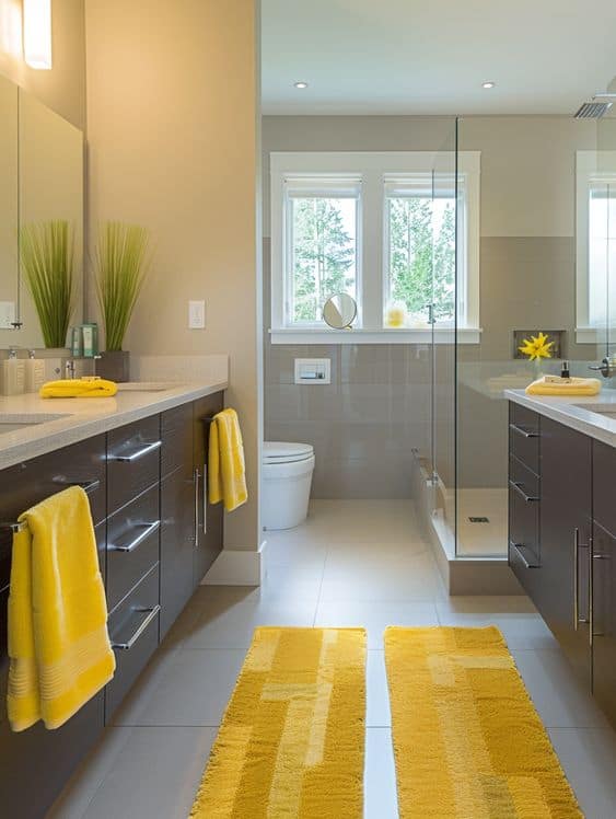 Bright Sunshine Elegance Bathroom