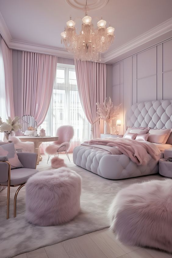 Luxurious Pink Princess Sanctuary