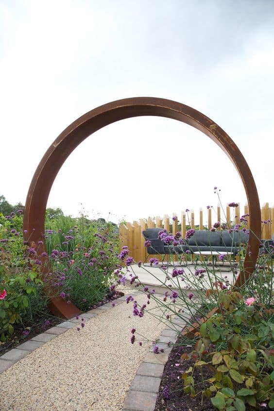 Rustic Metal Archway