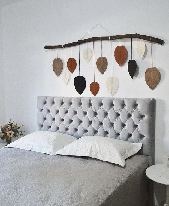 Leaf Accent DIY Headboard