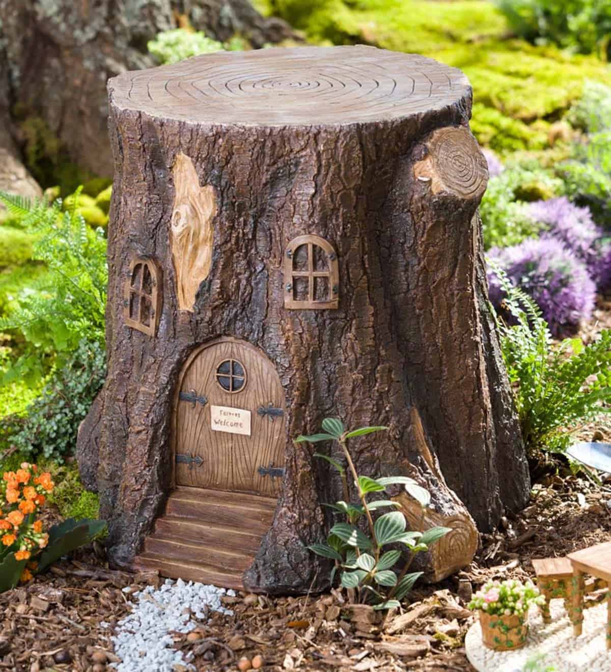 Fairy Tree Stump Cottage