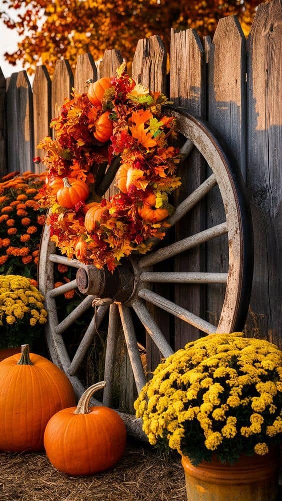 Pumpkin Wreath Charm