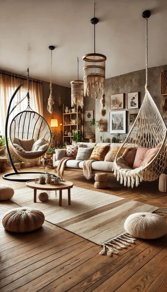 Whimsical Boho Lounge Haven