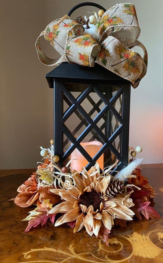 Autumn Blossom Lantern Charm