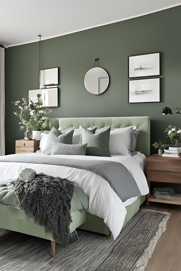 Modern Sage Green Tranquility