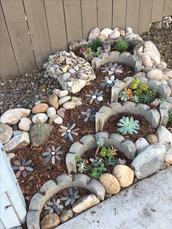 Layered Succulent Rock Haven