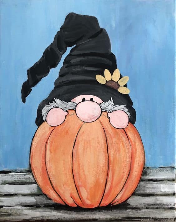 Whimsical Gnome Pumpkin Craft