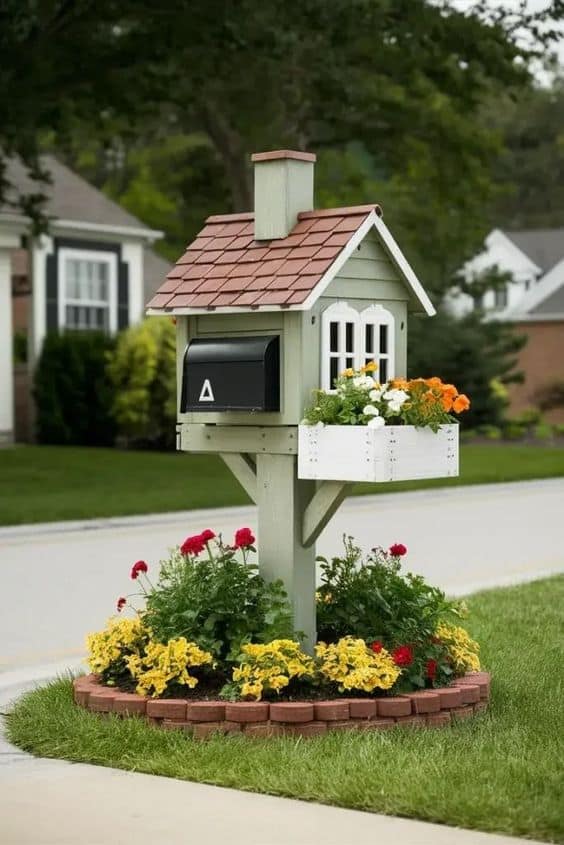 Charming Cottage Mailbox Design