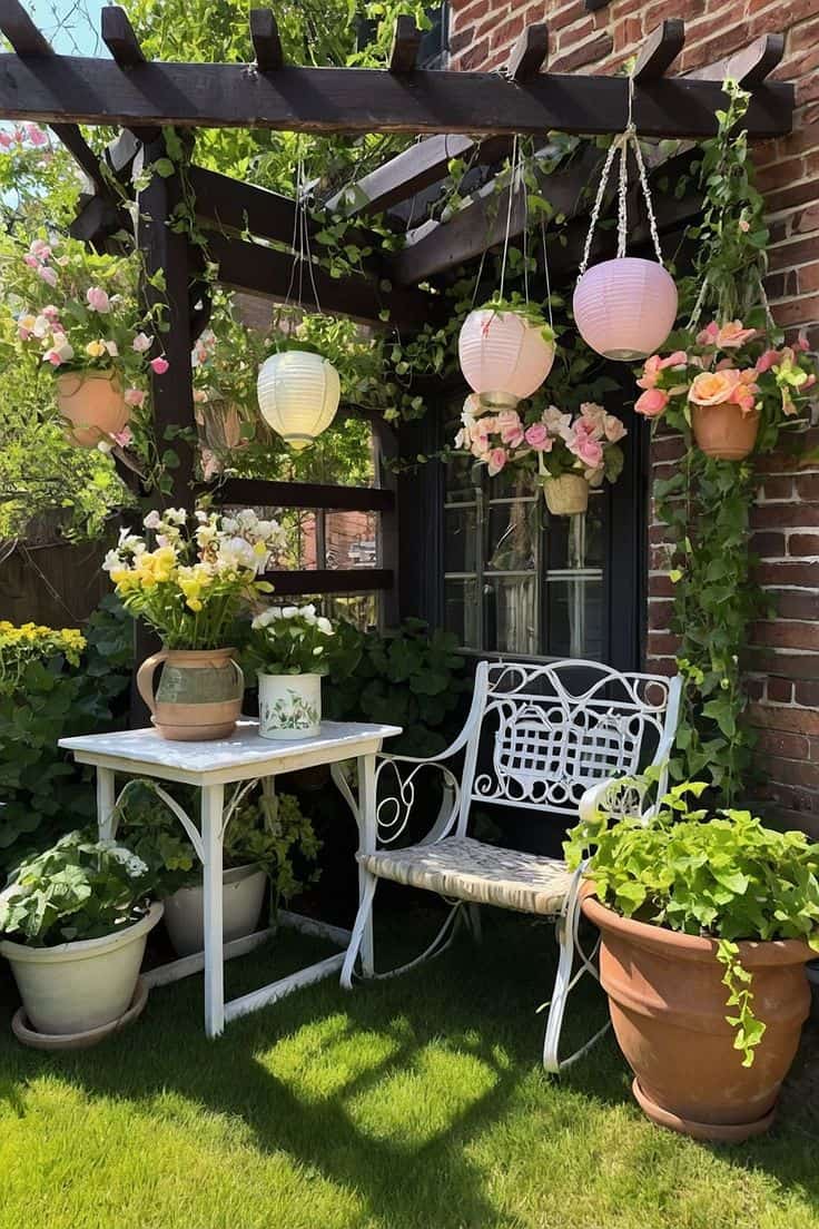 Enchanting Lantern Garden Nook