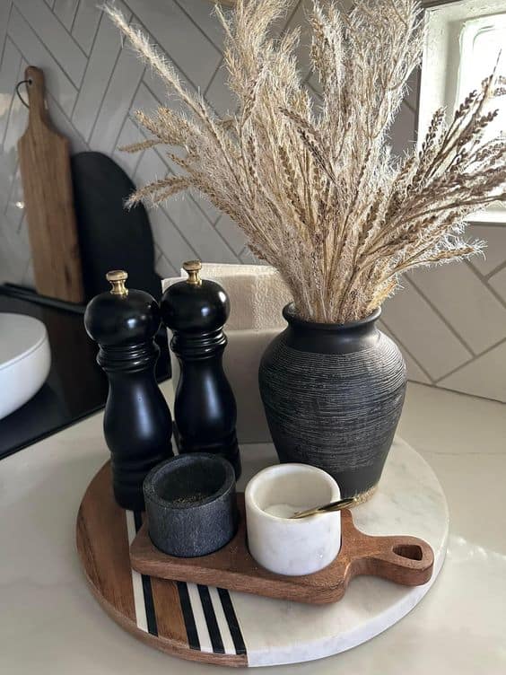 Rustic Modern Kitchen Counter