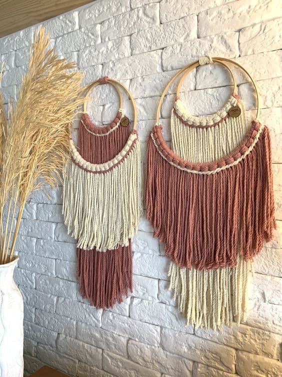 Chic Boho Yarn Hanging Duo