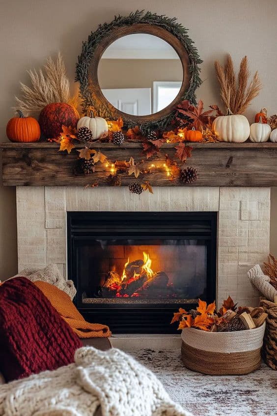 Cozy Autumn Mantel Magic