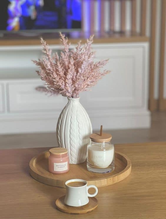 Soft Blush Autumn Tray