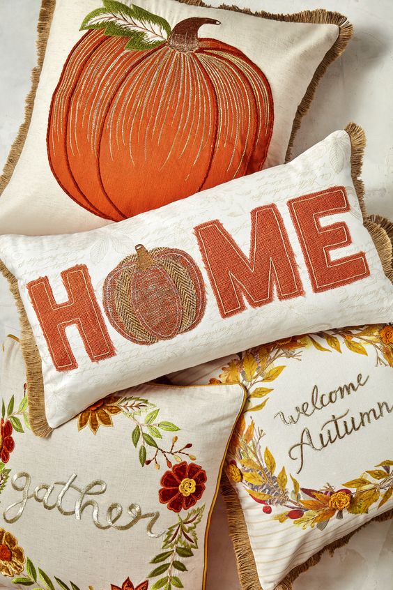 Cozy Handcrafted Fall Pillows