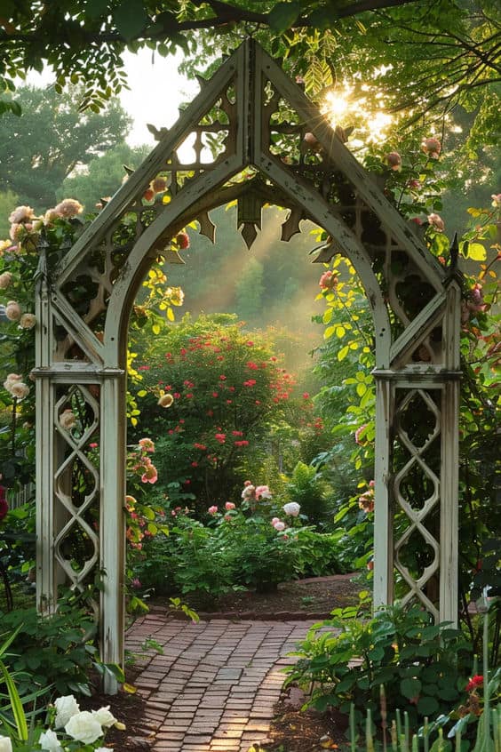 Victorian-Inspired Gothic Garden Arch