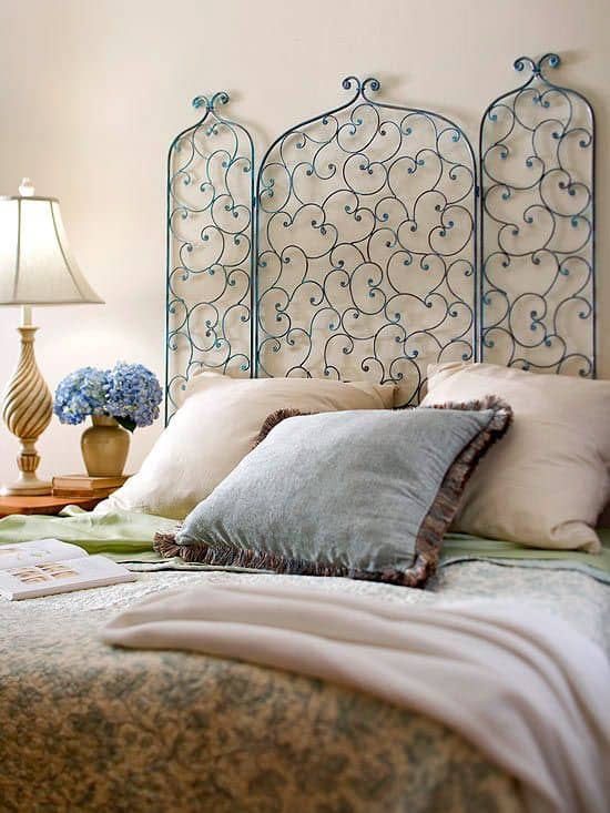 Wrought Iron Headboard