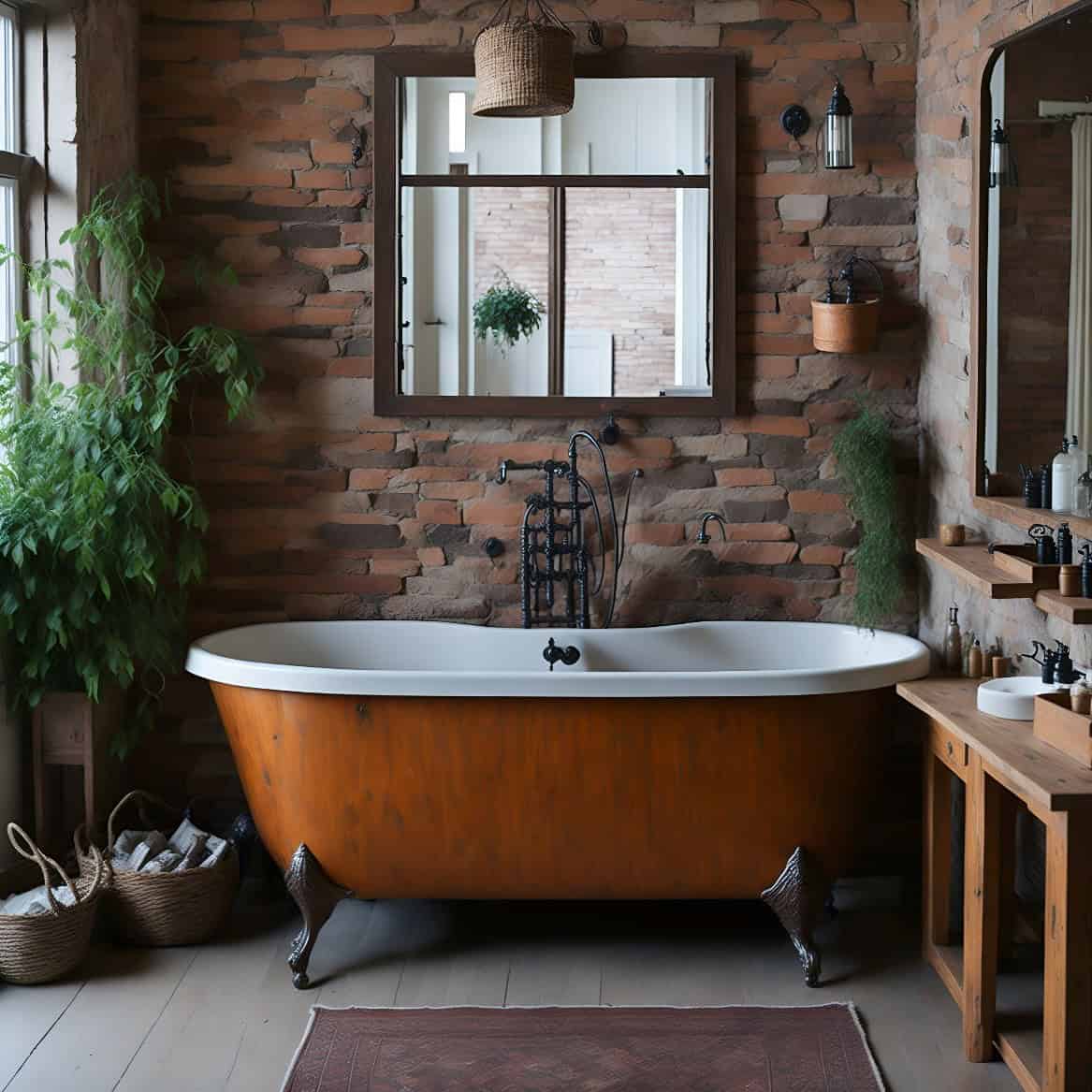 Rustic Vintage Bathroom