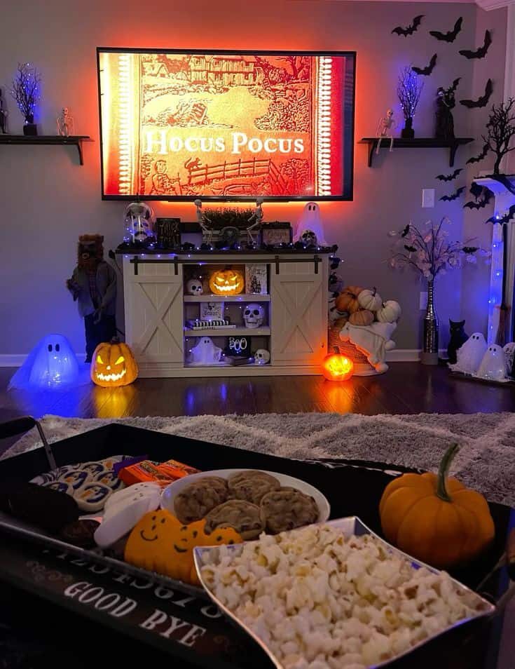 Cozy Halloween Movie Night Vibes