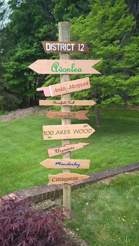 Garden Signpost