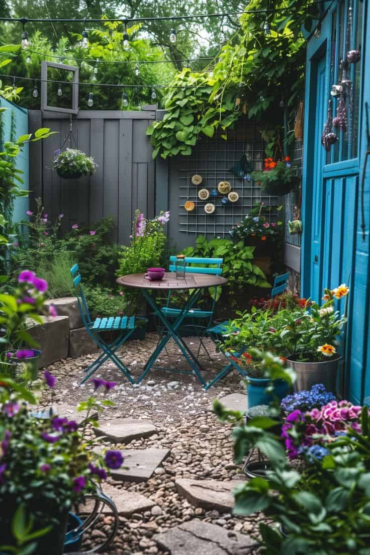 Vibrant Secret Garden Corner