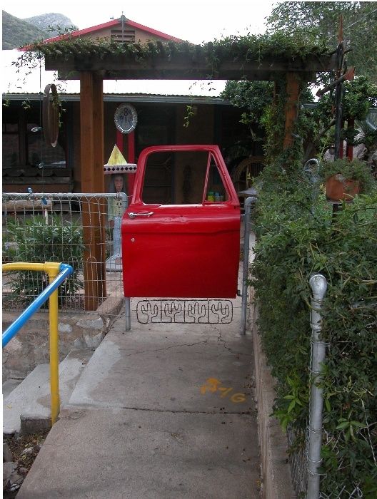 Vintage Car Door Gate