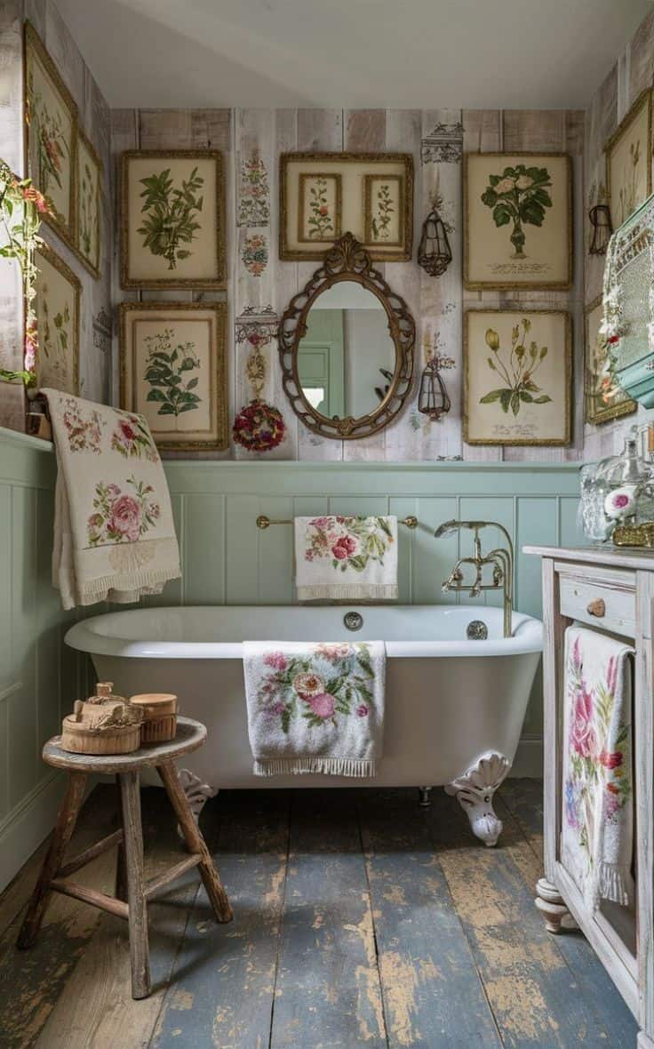 Vintage Bathroom Retreat