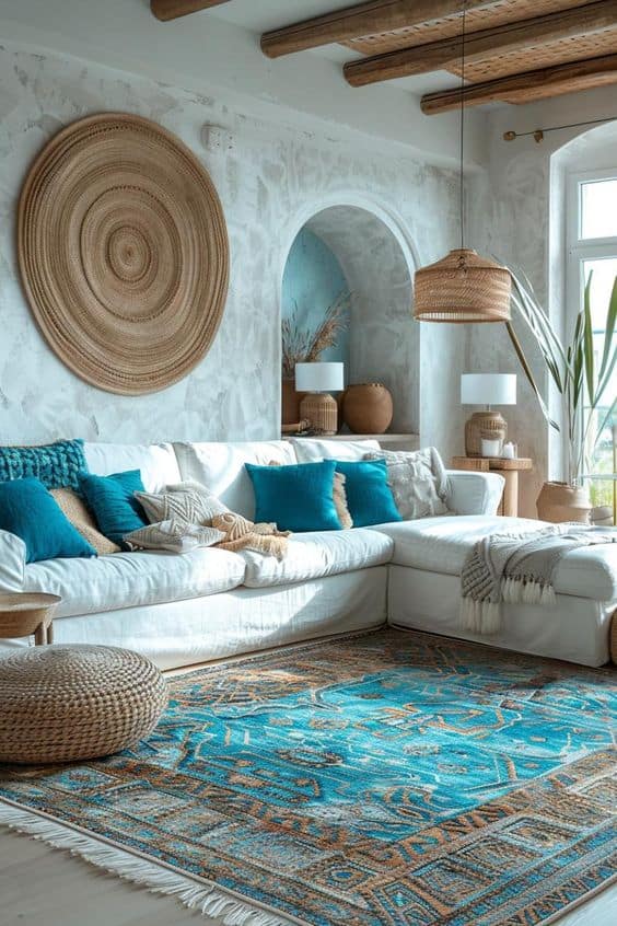 Calming Blue Boho Oasis