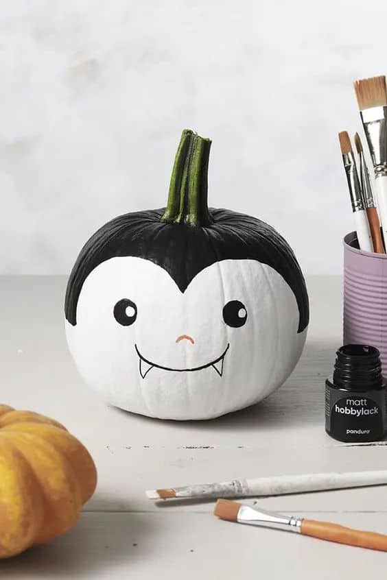 Charming Vampire Pumpkin